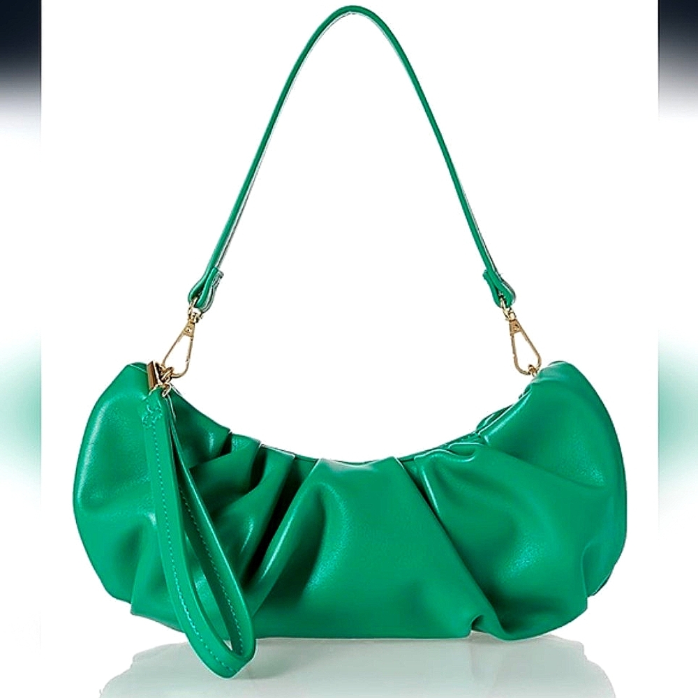 NWT The Drop Ula Convertible Clutch Bag Ultramarine Green